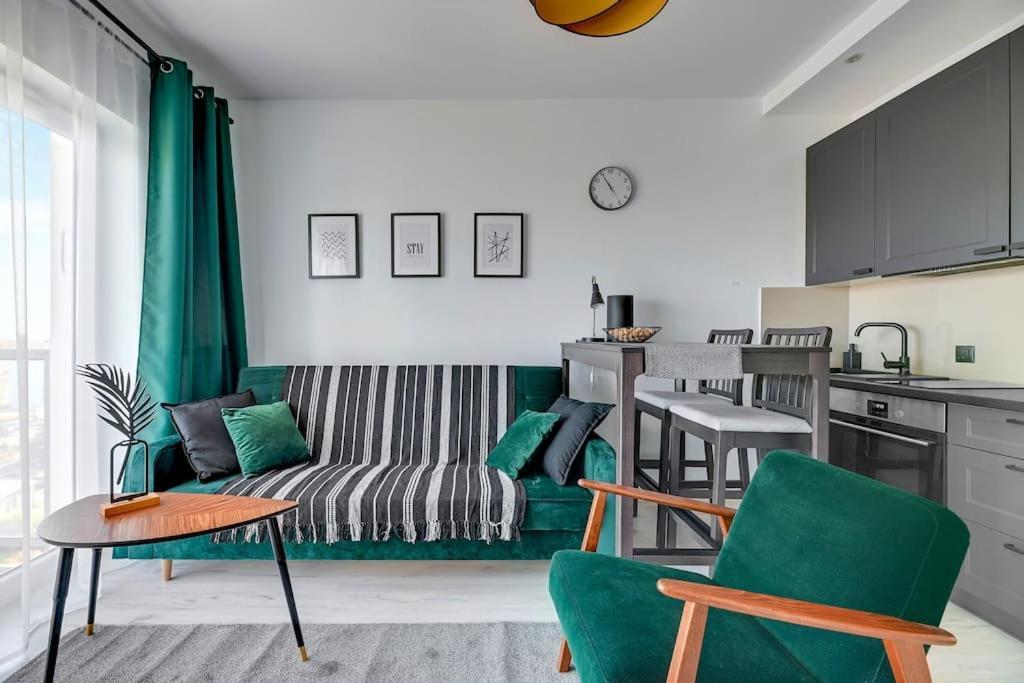 Albatross Tower - Apartament W Centrum Przymorza By Grand Apartments กดัญสก์ ภายนอก รูปภาพ